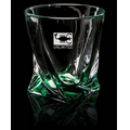 Emerald Quadro Rocks Glass